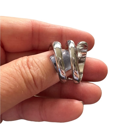Silver Twisted Wrap Ring - Picture 6 of 6